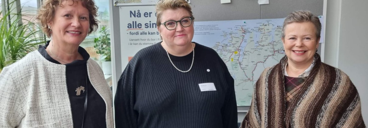 Bilde av Anna Cecilie Jentoft, Irene Ojala og Siv Moslet