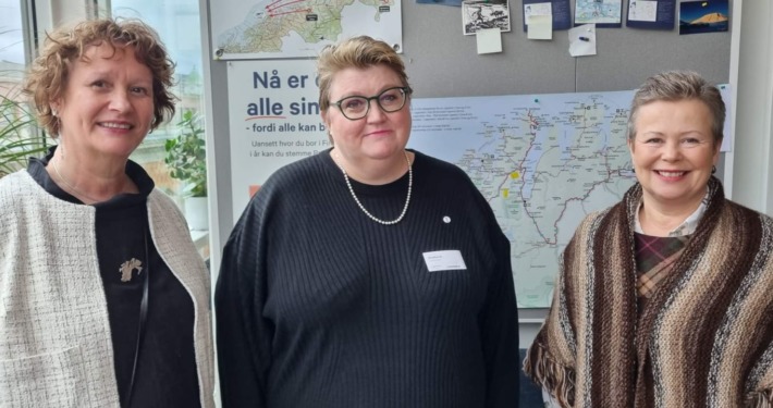 Bilde av Anna Cecilie Jentoft, Irene Ojala og Siv Moslet