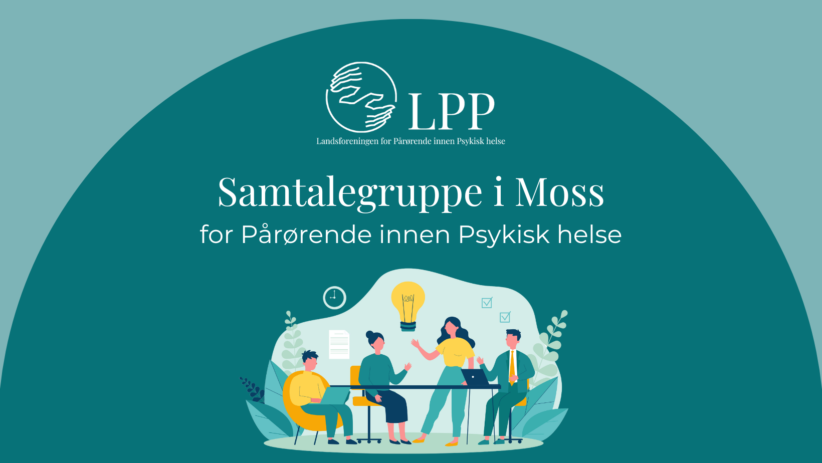 Samtalegrupper i Moss for pårørende innen psykisk helse